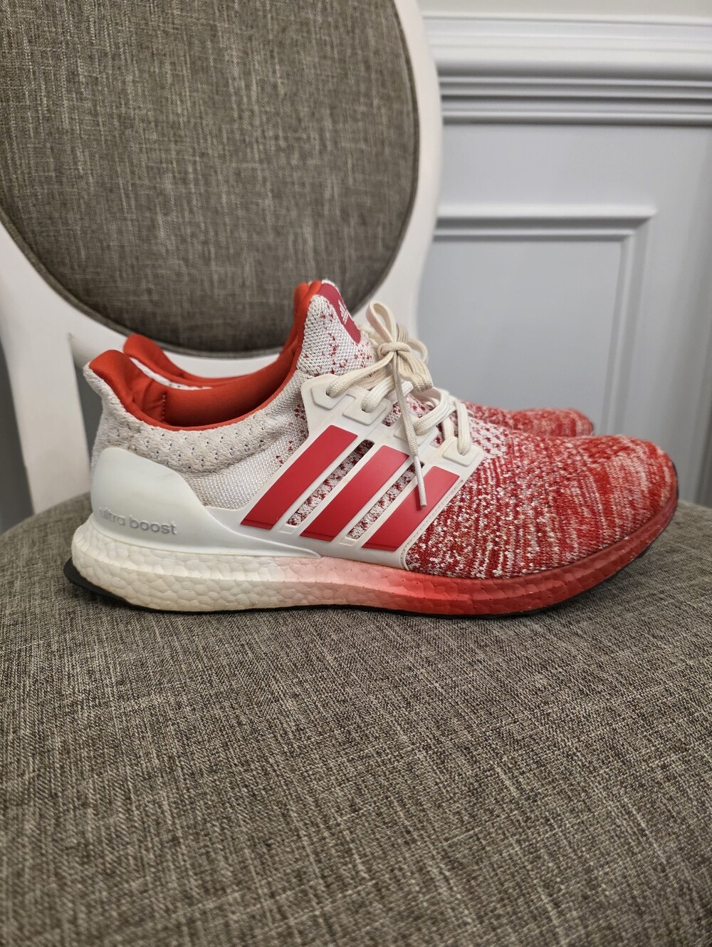 Adidas Ultra Boost 4.0 Red Sneakers Men's Size 12